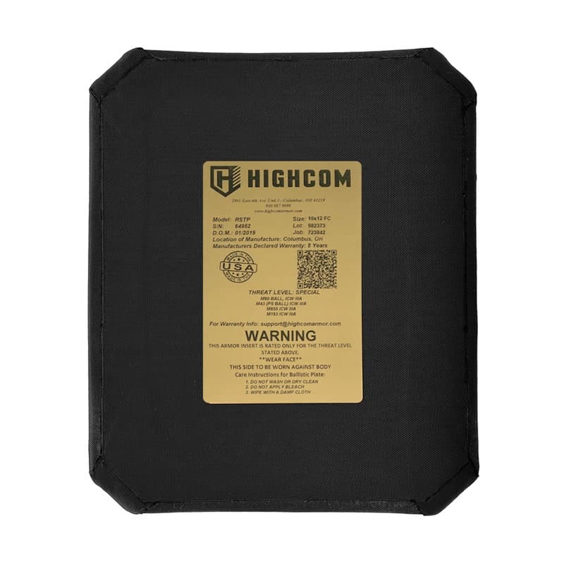 HighCom RSTP – ICON RANGE (ICW) In Conjunction With Rifle Armor  6